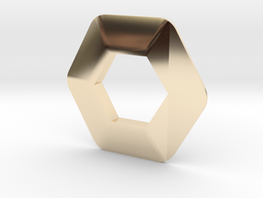 Voxel Material Sample - ALL MATERIALS in 14k Gold Plated Brass