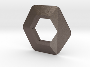 Voxel Material Sample - ALL MATERIALS in Polished Bronzed Silver Steel