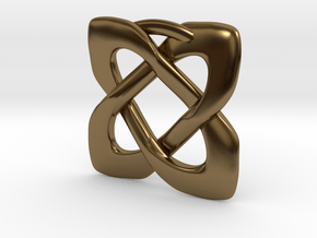 Celtic Knot Pendant in Polished Bronze