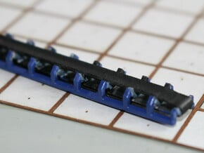 N Scale Trough Conveyor 80mm in Smooth Fine Detail Plastic