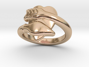 Cupido Ring 26 - Italian Size 26 in 14k Rose Gold Plated Brass