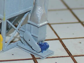 N Scale Blower in Gray Fine Detail Plastic