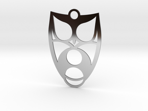 Owl #2 in Fine Detail Polished Silver