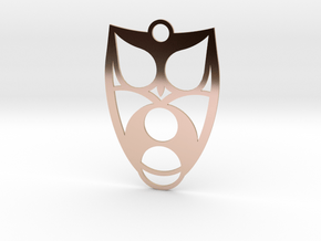 Owl #2 in 14k Rose Gold Plated Brass
