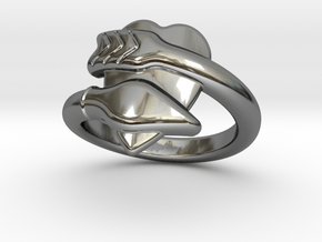 Cupido Ring 30 - Italian Size 30 in Fine Detail Polished Silver