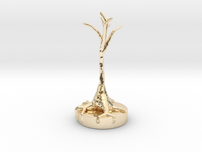 Neural Pyramid Cell in 14K Yellow Gold