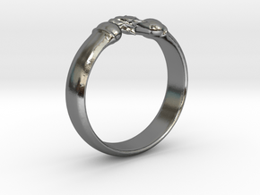 Dragon Ring in Polished Silver