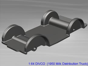 Divco Floor-V2 in Smooth Fine Detail Plastic
