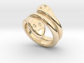 Ring Cobra 15 - Italian Size 15 in 14K Yellow Gold