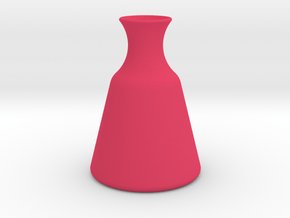 Vase 3 H in Pink Processed Versatile Plastic