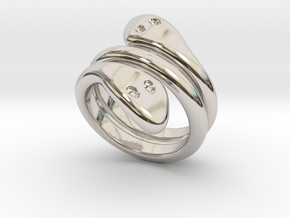 Ring Cobra 19 - Italian Size 19 in Platinum