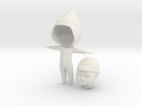 Baby Character for Senior Thesis in White Natural Versatile Plastic