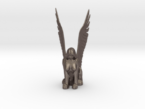 Sphinx in Polished Bronzed Silver Steel