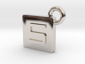 SarcaCraft Keychain - Large in Rhodium Plated Brass