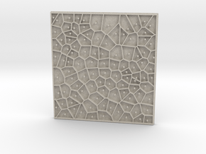 Voronoi Cells in Natural Sandstone