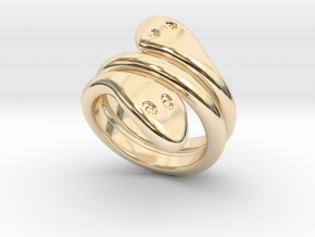 Ring Cobra 24 - Italian Size 24 in 14K Yellow Gold