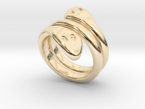 Ring Cobra 30 - Italian Size 30 in 14K Yellow Gold