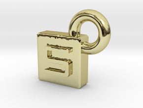SarcaCraft Keychain - Tiny in 18k Gold Plated Brass