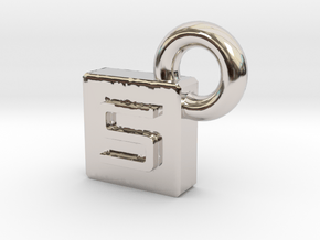SarcaCraft Keychain - Tiny in Rhodium Plated Brass