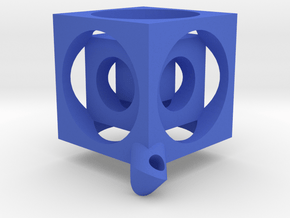 Henkk's Cube in Blue Processed Versatile Plastic