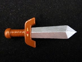Forest Sword I in Tan Fine Detail Plastic