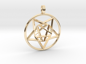 TRI-STAR FIVE in 14K Yellow Gold