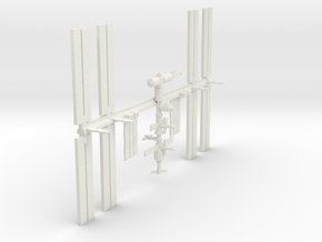 1/1000 NASA International Space Station ISS (WSF) in White Natural Versatile Plastic