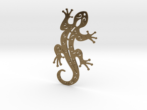 Gecko  in Polished Bronze
