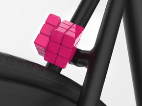 Cube in Pink Processed Versatile Plastic