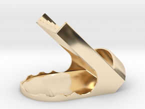 Pen Holder For Pens or Phone in 14K Yellow Gold