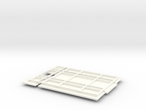KN22 High Side Grain bed in White Processed Versatile Plastic