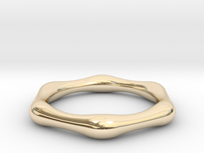 Swept Away: 6Round in 14k Gold Plated Brass