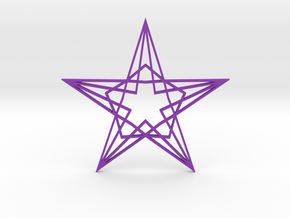 Arabesque: Star in Purple Processed Versatile Plastic
