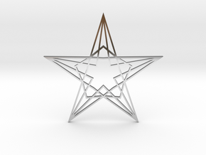 Arabesque: Star in Fine Detail Polished Silver