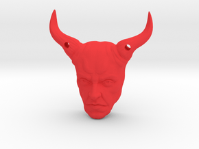DevilPendant in Red Processed Versatile Plastic