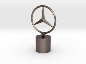 Benz Trophy 2 Parts in Polished Bronzed Silver Steel