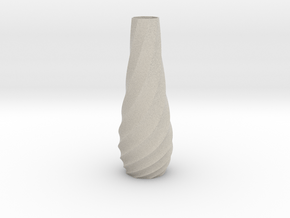 Spiral Vase in Natural Sandstone