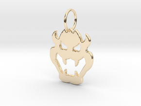 Bowser Pendant in 14K Yellow Gold