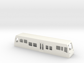 Gehäuse LVT Burgenlandbahn Spur TT 1/120 1-120 1:1 in White Processed Versatile Plastic