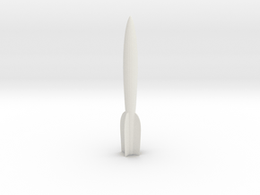 Hugo Rocket in White Natural Versatile Plastic