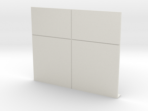 Blank Wall in White Natural Versatile Plastic