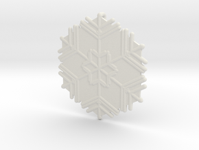Snowflakes Series II: No. 11 in White Natural Versatile Plastic