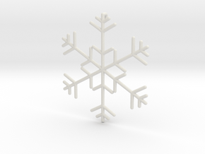 Snowflakes Series I: No. 11 in White Natural Versatile Plastic