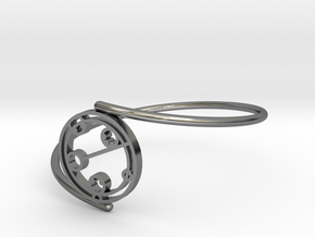 Kaelyn - Bracelet Thin Spiral in Fine Detail Polished Silver