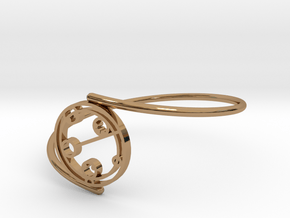 Kaelyn - Bracelet Thin Spiral in Polished Brass