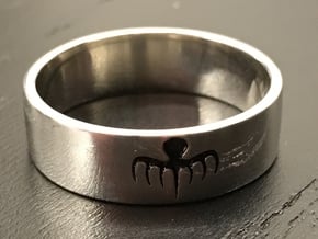 Spectre Ring - Size 11 in Natural Silver