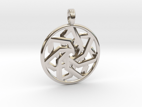 PEACEFUL CLARITY in Rhodium Plated Brass
