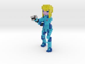 Zero Suit Samus Aran in Full Color Sandstone