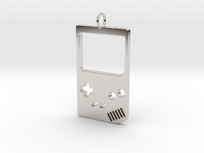 Gameboy in Rhodium Plated Brass