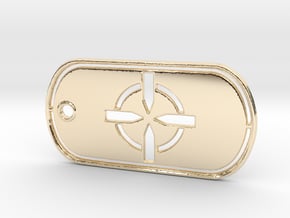 Battelfield 4 Ultimate Recon Dog Tag in 14K Yellow Gold